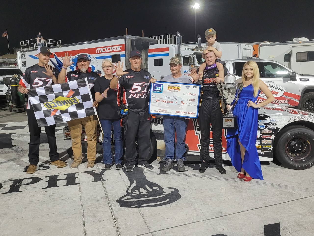 Thorn Muscles His Way to SRL Victory at Kern County
